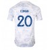 Cheap France Kingsley Coman #20 Away Football Shirt World Cup 2022 Short Sleeve